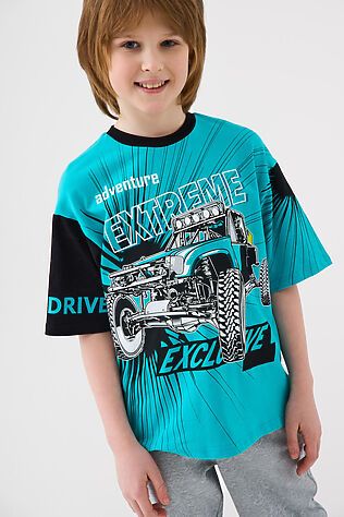 PLAYTODAY Фуфайка трикотажная для мальчиков (футболка) #1239844