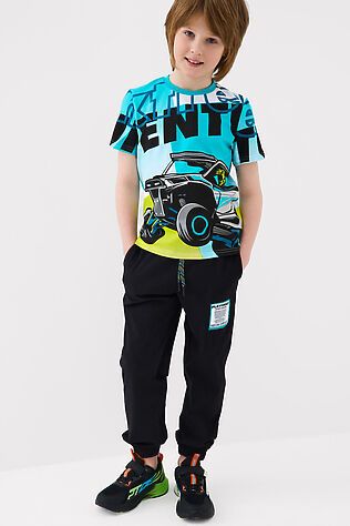 PLAYTODAY Комплект трикотажный для мальчиков: фуфайка (футболка), брюки #1239848