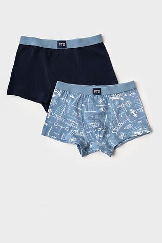 PLAYTODAY Трусы трикотажные для мальчиков - боксеры, 2 шт в комплекте #1239856
