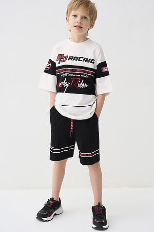PLAYTODAY Комплект трикотажный для мальчиков: фуфайка (футболка), шорты #1239866
