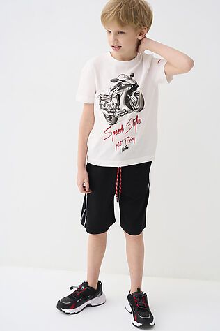 PLAYTODAY Комплект трикотажный для мальчиков: фуфайка (футболка), шорты #1239867