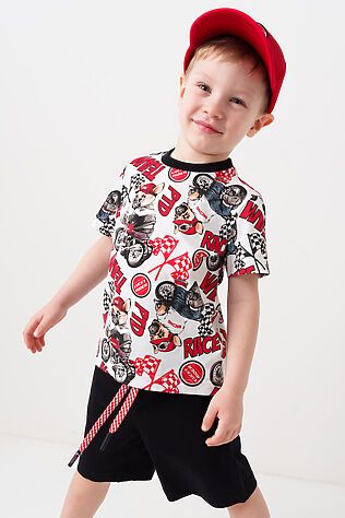 PLAYTODAY Комплект трикотажный для мальчиков: фуфайка (футболка), шорты #1239876