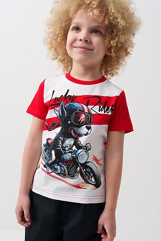 PLAYTODAY Фуфайка трикотажная для мальчиков (футболка) #1239881