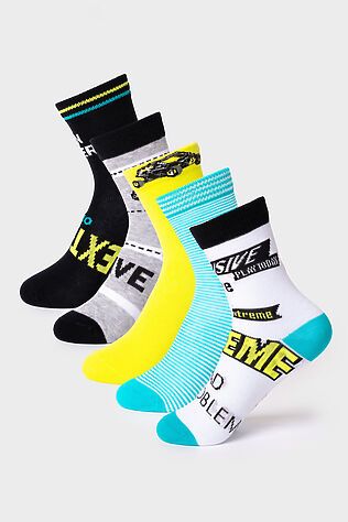 PLAYTODAY Носки трикотажные для мальчиков, 5 пар в комплекте #1239930