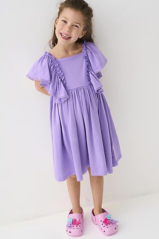 PLAYTODAY Платье трикотажное для девочек #1240006