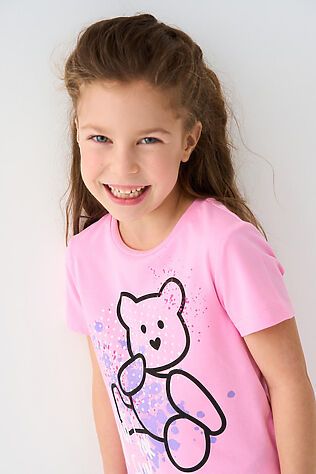 PLAYTODAY Фуфайка трикотажная для девочек (футболка) #1240010