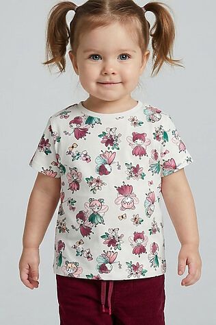 PLAYTODAY Джемпер детский трикотажный для девочек (футболка) #1240045