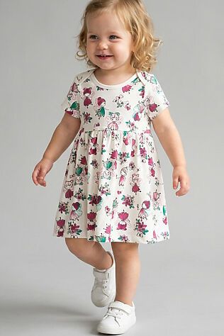 PLAYTODAY Платье-боди детское трикотажное для девочек #1240121