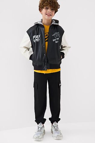 PLAYTODAY Куртка текстильная с полиуретановым покрытием для мальчиков (бомбер) #1240194