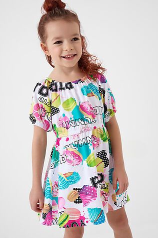PLAYTODAY Платье трикотажное для девочек #1240209