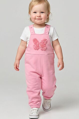 PLAYTODAY Полукомбинезон детский трикотажный для девочек #1240237