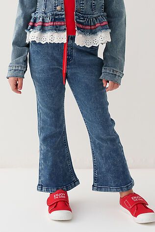 PLAYTODAY Брюки текстильные джинсовые для девочек #1240246