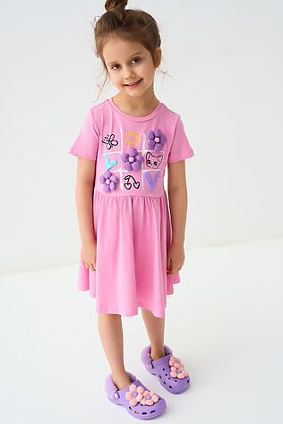 PLAYTODAY Платье трикотажное для девочек #1240262