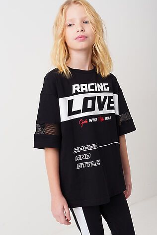 PLAYTODAY Фуфайка трикотажная для девочек (футболка) #1240273