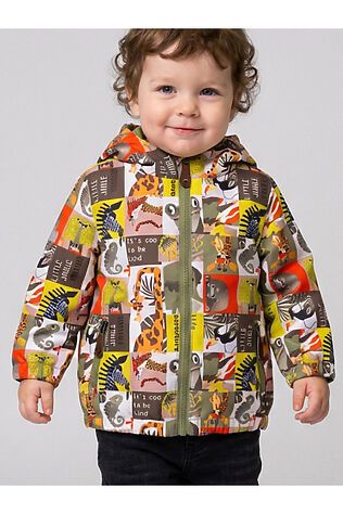 PLAYTODAY Куртка детская текстильная с полиуретановым покрытием для мальчиков (ветровка) #1240295