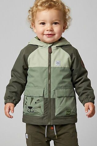 PLAYTODAY Куртка детская текстильная с полиуретановым покрытием для мальчиков (ветровка) #1240296
