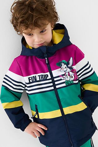 PLAYTODAY Куртка текстильная с полиуретановым покрытием для мальчиков (ветровка) #1240303