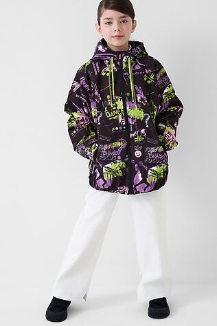 PLAYTODAY Куртка текстильная с полиуретановым покрытием для девочек (ветровка) #1240307