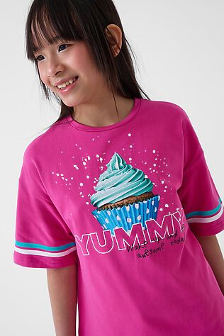 PLAYTODAY Фуфайка трикотажная для девочек (футболка) #1240309