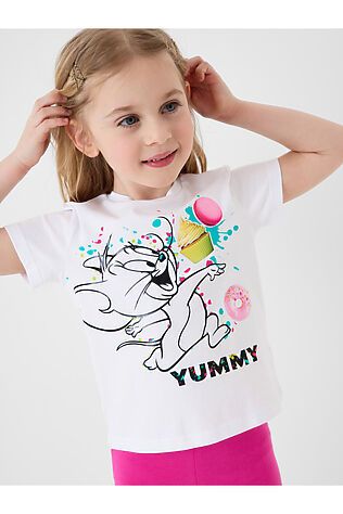 PLAYTODAY Фуфайка трикотажная для девочек (футболка) #1240321