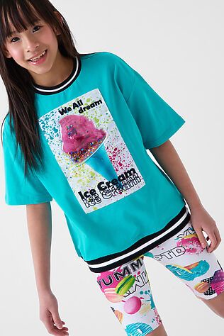 PLAYTODAY Джемпер трикотажный для девочек (футболка) #1240338