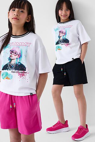 PLAYTODAY Шорты трикотажные для девочек, 2 шт в комплекте #1240343