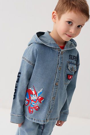 PLAYTODAY Куртка текстильная джинсовая для мальчиков #1240553