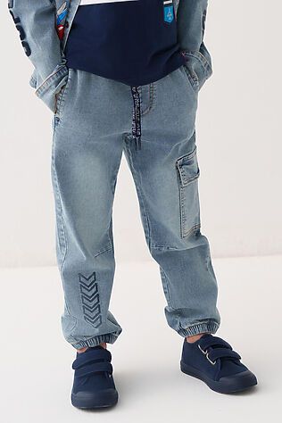 PLAYTODAY Брюки текстильные джинсовые для мальчиков #1240554