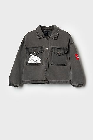 PLAYTODAY Куртка текстильная джинсовая для девочек #1240578