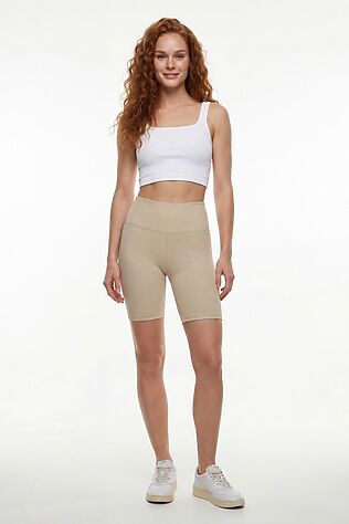 MTFORCE Велосипедки женские бежевого цвета #1240598