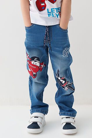 PLAYTODAY Брюки текстильные джинсовые для мальчиков #1240600