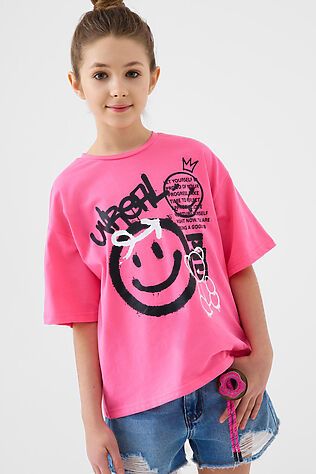 PLAYTODAY Фуфайка трикотажная для девочек (футболка) #1240619