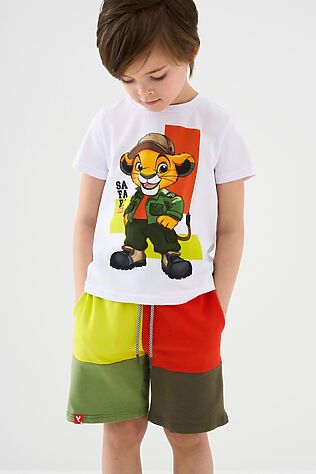 PLAYTODAY Комплект трикотажный для мальчиков: фуфайка (футболка), шорты #1240655