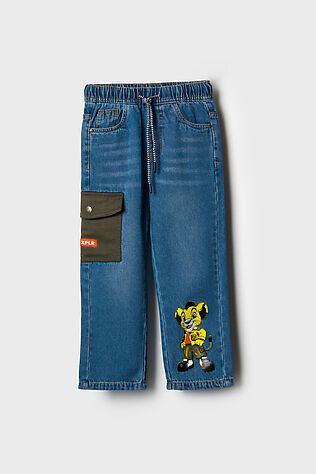 PLAYTODAY Брюки текстильные джинсовые для мальчиков #1240783