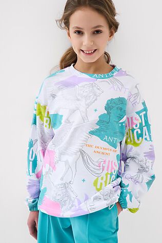 PLAYTODAY Толстовка трикотажная для девочек #1240791