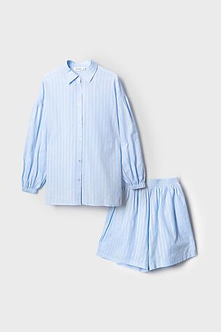 PLAYTODAY Комплект текстильный для женщин: рубашка, шорты #1240796