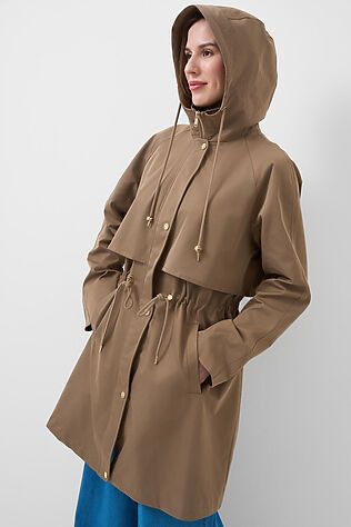 PLAYTODAY Плащ текстильный с полиуретановым покрытием для женщин #1240802
