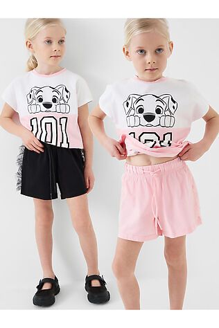 PLAYTODAY Шорты трикотажные для девочек, 2 шт в комплекте #1240918