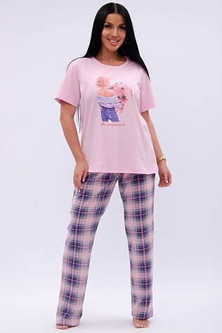 НАТАЛИ Пижама с брюками Букет #1240991