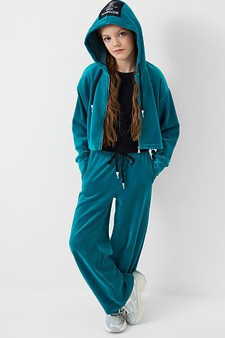 PLAYTODAY Комплект трикотажный для девочек: толстовка, брюки #1241072