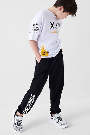 PLAYTODAY Комплект трикотажный для мальчиков: фуфайка (футболка), брюки #1241079