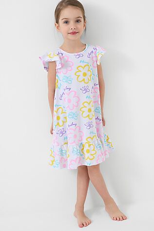 PLAYTODAY Сорочка ночная трикотажная для девочек #1241080