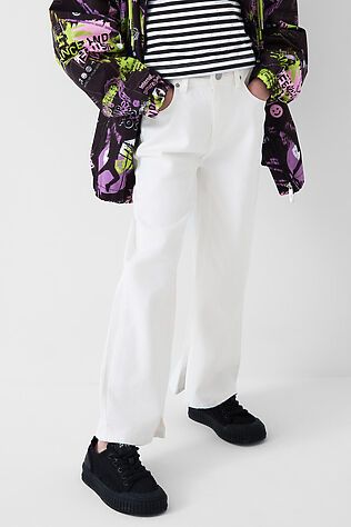 PLAYTODAY Брюки текстильные джинсовые для девочек #1241596