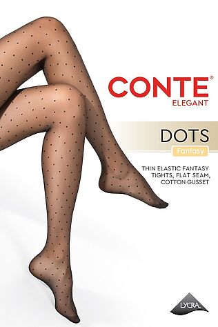CONTE ELEGANT CONTE DOTS Колготки женские в горошек #1241713
