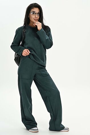 НАТАЛИ Брюки из мягкой эко замши #1241978