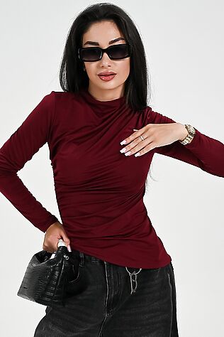 НАТАЛИ Лонгслив с драпировкой #1241988