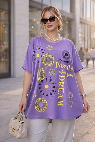 НАТАЛИ Футболка со стразами Dream Sun арт. F9702 #1242365