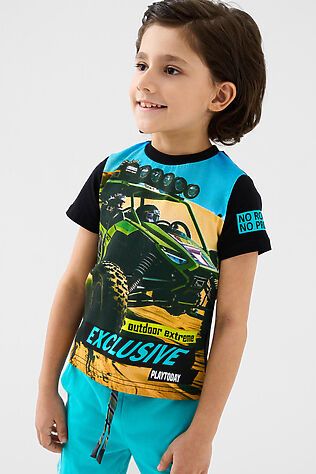 PLAYTODAY Фуфайка трикотажная для мальчиков (футболка) #1242497