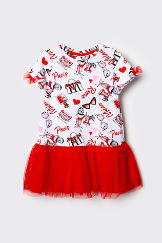 PLAYTODAY Платье трикотажное для девочек #1242634