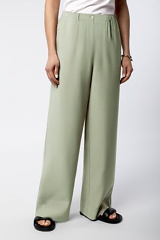 VILATTE Свободные брюки с поясом на резинке из плотного лиоцелла #1242721